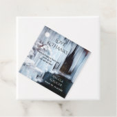 Étiquette Merci de mariage d'hiver Favor (En situation)