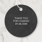 Étiquette Merci d'être passé, Étiquette de mariage (Dos)