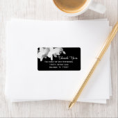 Étiquette Merci orchidée (En situation)