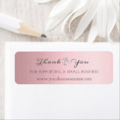 Étiquette Merci Pour Le Soutien Aux Petites Entreprises (En situation)