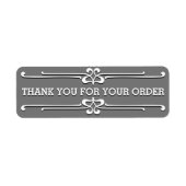 Étiquette Merci pour votre commande (Devant)