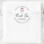 Étiquette Merci simple de Cupcakes maison (Sac)