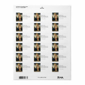 Étiquette Mère et enfant sous terre (Feuille entière)