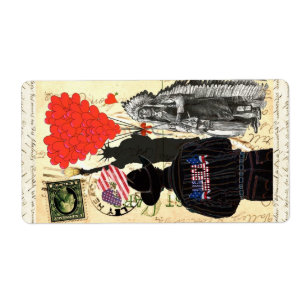 Étiquette Merica vintage