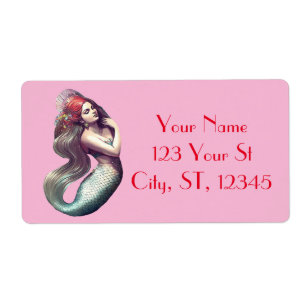 Étiquette Mermaid Beauté de Redhead Thunder_Cove