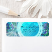 Étiquette Mermaid Tail Magic Under the Sea Birthday Party (En situation)