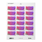 Étiquette Merry Christmas (Feuille entière)