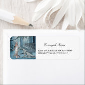 Étiquette Merveilleuse fée avec dragon (En situation)