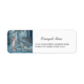 Étiquette Merveilleuse fée avec dragon (Devant)