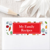 Étiquette Mes recettes familiales (En situation)