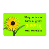 Étiquette Message d'été Candy Bar Wrapper de l'enseignant (Devant)