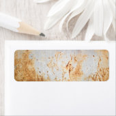 Étiquette Métal rouillé (En situation)