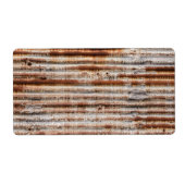 Étiquette Metal Vintage (Devant)