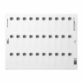 Étiquette Metal Wall Art (Feuille entière)