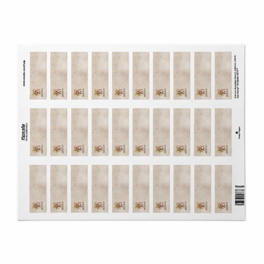 Étiquette Mexico Return Address Label (Feuille entière)