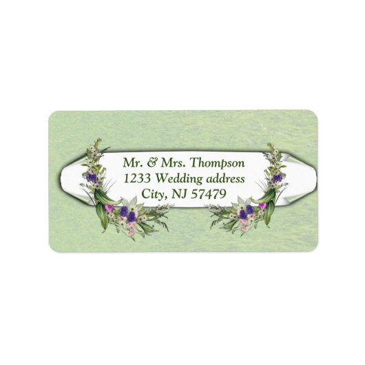 Étiquette Mi-été (Devant)