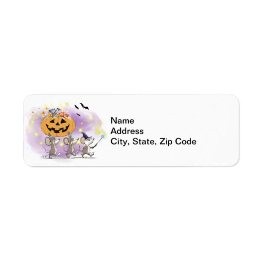 Étiquette Mic, Mac & Moe's Happy Halloween (Devant)