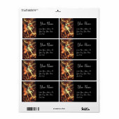 Étiquette Michel l'Archange (Feuille entière)