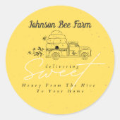 Étiquette miel (Devant)