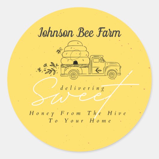 Étiquette miel (Devant)