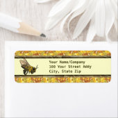 Étiquette Miel Bee (En situation)