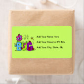 Étiquette Mignon comme insecte (En situation)