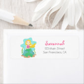 Étiquette Mignonne et belle sirène, pour filles (En situation)