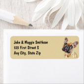 Étiquette Mignonne French Bulldog Animaux Animaux Animaux (En situation)