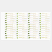 Étiquette mince à la broche de concombre fait mais (Feuille)