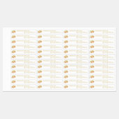 Étiquette mince à la confiture de pomme maison (Feuille)