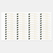 Étiquette mince à la confiture de raisin fait mais (Feuille)