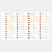 Étiquette mince à tarte fait maison (Feuille)