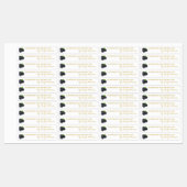 Étiquette mince de confiture de Blackberry fait ma (Feuille)