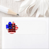 Étiquette mini aussie fag pag noir tri (En situation)