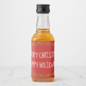 Étiquette Mini Liquor Boisson Et Alimentation (Devant)