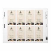 Étiquette Minimal Pottery Ceramic Logo Business Box Wrap (Feuille entière)