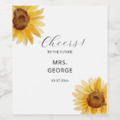 Étiquette minimal Rustique de la nuptiale de tourn (Étiquettes simples)