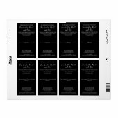 Étiquette minimaliste de conditionnement de savon (Feuille entière)