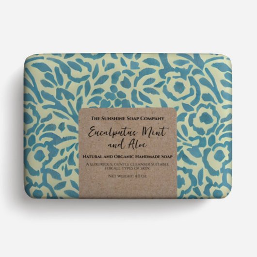 Étiquette minimaliste de conditionnement de savon 