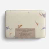 Étiquette minimaliste de conditionnement de savon 