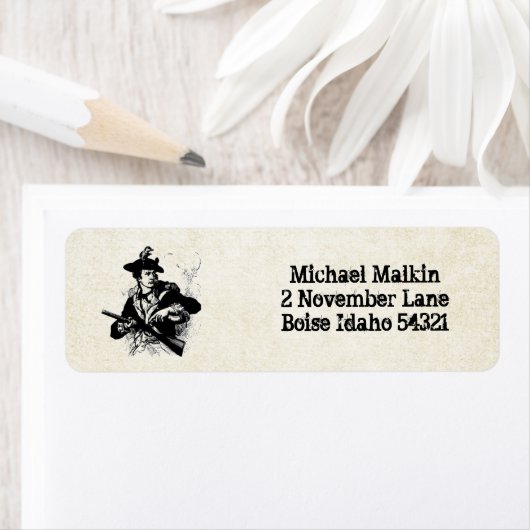 Étiquette Minuteman révolutionnaire (En situation)