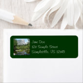 Étiquette Mirror Lake View à Yosemite National Park (En situation)