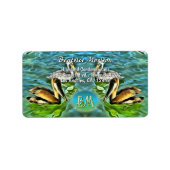 Étiquette Mismaloya Pelicans 0329 Adresse (Devant)