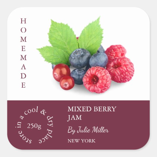 Étiquette mixte Berry Small Business (Devant)