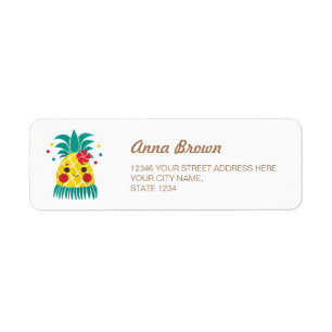 Étiquette Mlle Hawaiian Pineapple