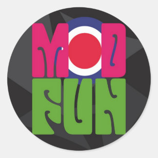 étiquette mod fun logo