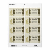 Étiquette Mode et artisanat vintage Designer (Feuille entière)