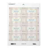 Étiquette Mode et beauté élégante Moderne en bande (Feuille entière)