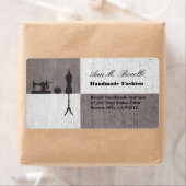 Étiquette Mode Vêtements Artisanat Artisanat Métier (En situation)