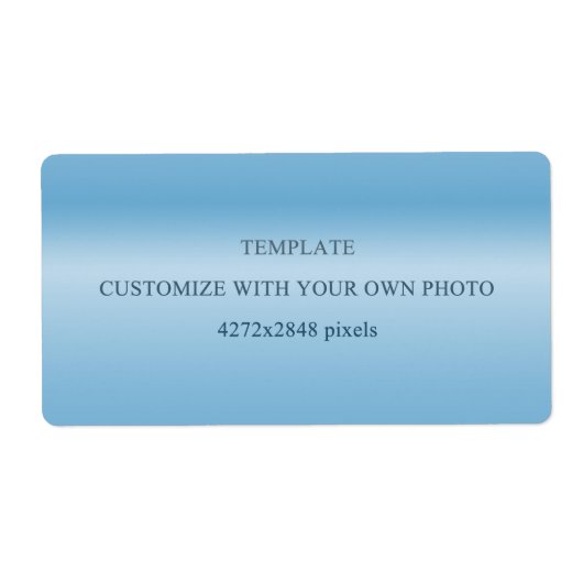 Étiquette modèle (Devant)
